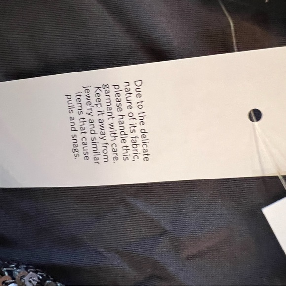 WHBM NWT Silver Sequin Top Size XS - Picture 7 of 12